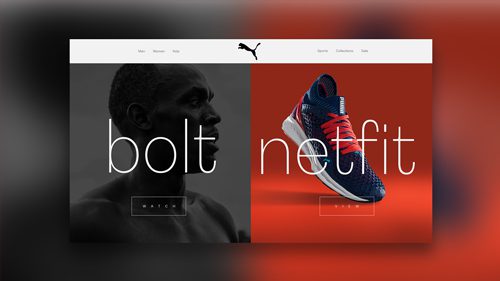 Puma Mini Site | Freelance Web Designer 